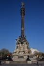 Christopher Columbus memorial by Barcelona port.