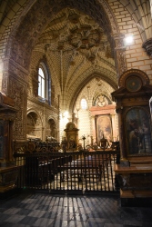 The Chapel of the New Kings holds the remains of ancestors of Queen Isabella.
