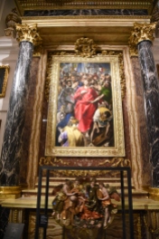 El Greco's painting of the disrobing of Christ in the Sacristy